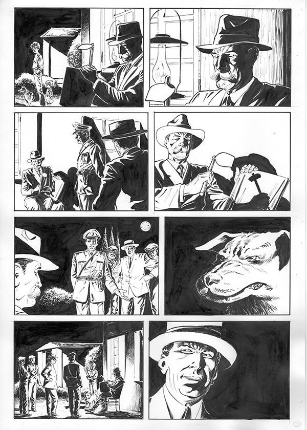 Don Camillo Volume 9 - tavola tratta dal racconto Mondo Piccolo "Il Tranvai del Boscaccio"<br>disegni di Marco "Will" Villa<br><i>(c) 2015 ReNoir</i>