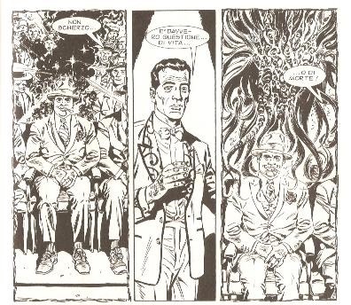 La nuvola nera di Al Capone<br>Vignetta di Barbati e Ramella, n.2, pag.65<br><i>(c) 2015 Sergio Bonelli editore</i>