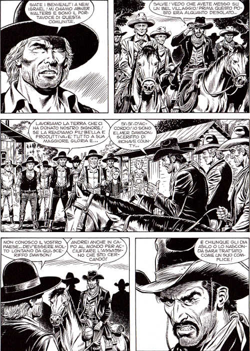Buoni e cattivi (?)<br>Tex 661, pag.52 - Tavola di Giacomo Danubio<br><i>(c) 2015 Sergio Bonelli Editore</i>