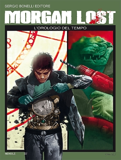 Copertina Morgan Lost n.5 Copertina Morgan Lost n.5<br>disegno di Fabrizio De Tommaso<br><i>(c) 2016 Sergio Bonelli Editore</i>