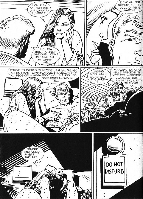 I coniugi Mystère<br>disegni di Giancarlo Alessandrini, Martin Mystère n.290, pag.32<br><i>(c) 1982-2016 Sergio Bonelli Editore</i>