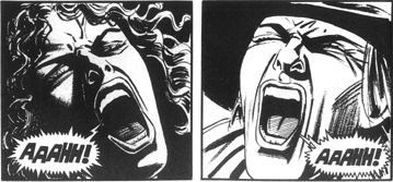 Contatto telepatico tra Maria e il fratellastro Angel<br>disegni di Paolo Morales e Davide De Cubellis, Martin Mystère Gigante n.10, pag.84<br><i>(c) 1982-2016 Sergio Bonelli Editore</i>
