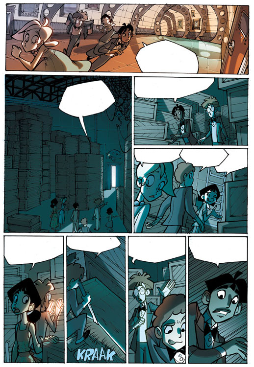 Wondercity 2 - tavola 36 Wondercity 2 - tavola 36<br>disegni di Stefano Turconi - colori di Romina Denti & Emanuele Tenderini<br><i>(c) 2005 Free Books</i>