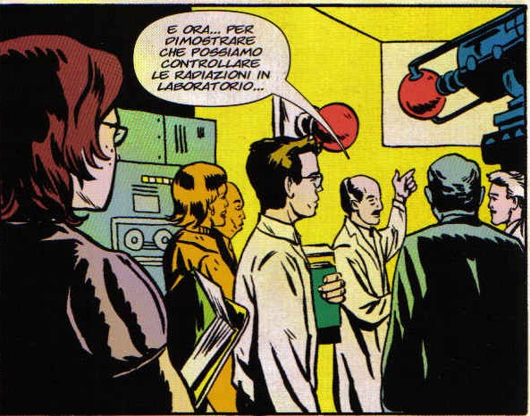 Jessica, di spalle, contempla il suo "primo amore"<br>Alias<br><i>(c) 2003 Marvel Characters Inc. / 2003 Panini Comics</i>