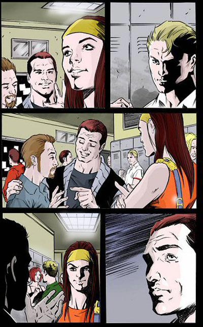 Connect<br>disegni e colori di Sergio Gerasi<br><i>(c) Ade Capone, Sergio Gerasi & Narwain</i>