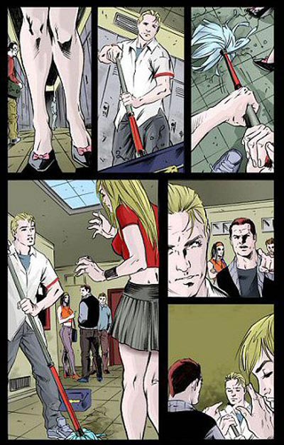 Connect<br>disegni e colori di Sergio Gerasi<br><i>(c) Ade Capone, Sergio Gerasi & Narwain</i>