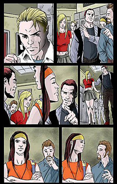 Connect<br>disegni e colori di Sergio Gerasi<br><i>(c) Ade Capone, Sergio Gerasi & Narwain</i>