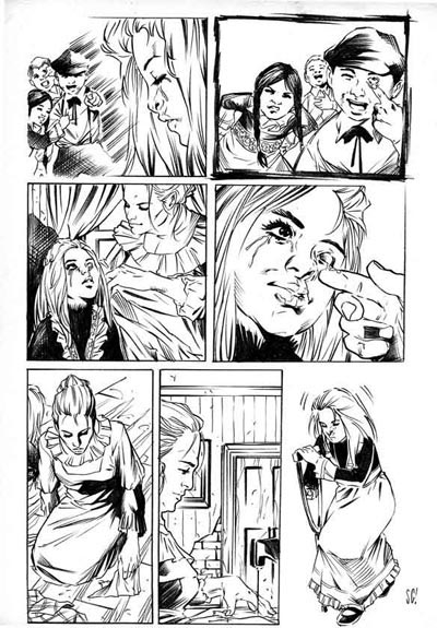 Horrorama<br>disegni di Sergio Gerasi<br><i>(c) Ade Capone, Stefania Raimondo, Sergio Gerasi & Narwain</i>