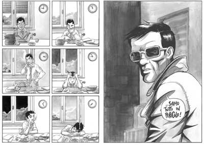 Alleghe e Pasolini Alleghe e Pasolini<br>due tavole dei rispettivi albi<br><i>(c) Becco Giallo</i>