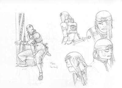 Mara la Ladra<br>disegni di Mario Alberti<br><i>(c) 2006 Les Humano�des Associ�s</i>