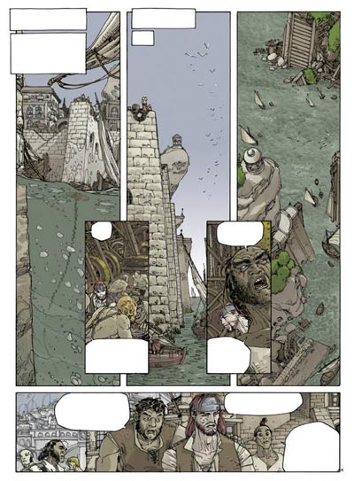 Tavola 4<br>disegni e colori di Mario Alberti<br><i>(c) 2006 Les Humano�des Associ�s</i>