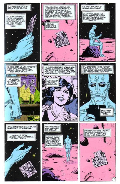Watchmen<br>"La fotografia � nella mia mano..."<br><i>(c) DC Comics 1986</i>