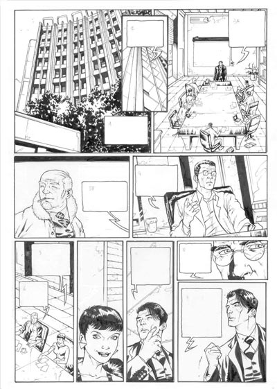 Tavola 2<br>disegni di Andrea Mutti<br><i>(c) 2006 Richard Malka , Andrea Mutti / Editions Vents d'Ouest</i>