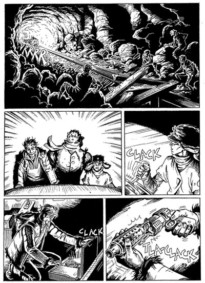 Tavola 06/177<br>disegni di Patrizia Mandanici<br><i>(c) 2006 Sergio Bonelli Editore</i>