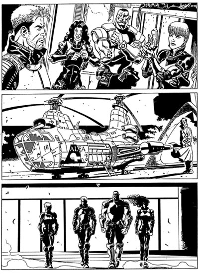 Tavola 01/178<br>disegni di Giancarlo Olivares<br><i>(c) 2006 Sergio Bonelli Editore</i>