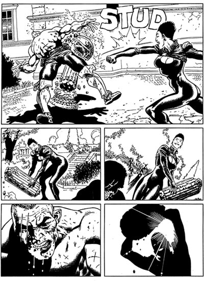 Tavola 06/178<br>disegni di Giancarlo Olivares<br><i>(c) 2006 Sergio Bonelli Editore</i>