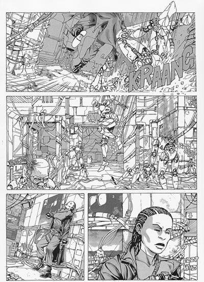 Tavola 05/AA14<br>disegni di Fabio Jacomelli<br><i>(c) 2006 Sergio Bonelli Editore</i>