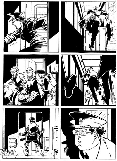 Tavola 01/MXb2<br>disegni di Stefano Casini<br><i>(c) 2006 Sergio Bonelli Editore</i>