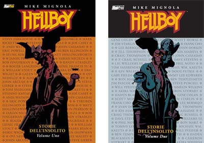 Storie dell'insolito 1 e 2<br>le copertine dei due volumi dedicati a Hellboy<br><i>(c) aventi diritto</i>