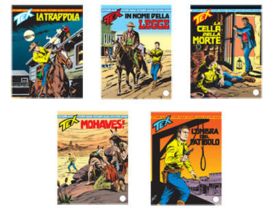 Il grande intrigo Il grande intrigo<br>le copertine dei cinque albi<br><i>(c) SBE</i>