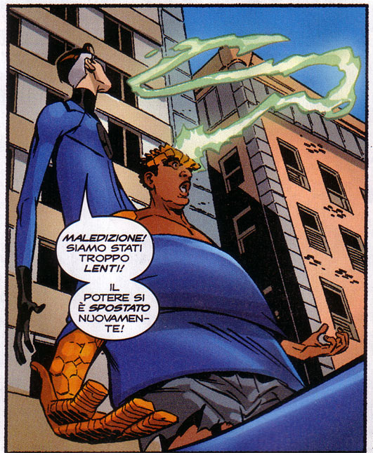 Perso di nuovo<br>Fantastic Four 524 Tavola 6 Vignetta 5<br><i>(c) 2005 Marvel Comics / Panini Comics</i>