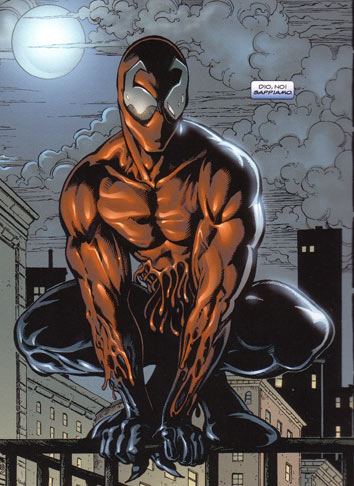 Noi sappiamo. Noi sappiamo.<br>Toxin #1 Tavola 11 Vignetta 1<br><i>(c) 2005 Marvel Comics / 2006 Panini Comics</i>