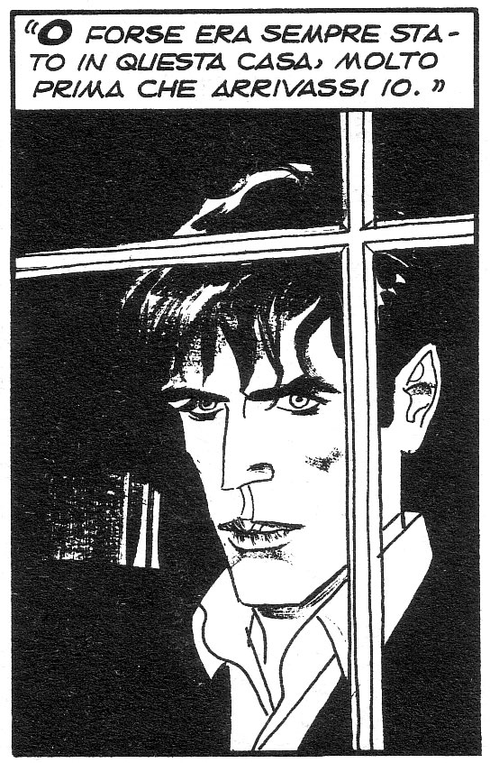 Presa di coscienza.<br>Dylan Dog 233 Tavola 1 Vignetta 4<br><i>(c) 2006 Sergio Bonelli Editore</i>