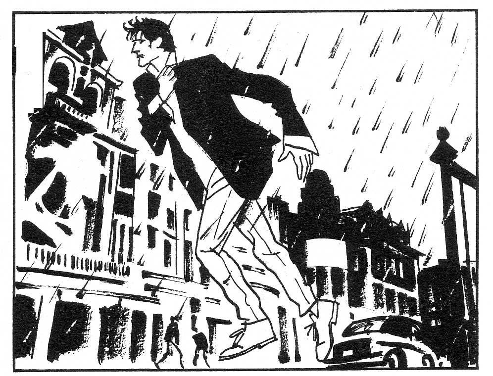 Caduta di stile.<br>Dylan Dog 233 Tavola 27 Vignetta 3<br><i>(c) 2006 Sergio onelli Editore</i>