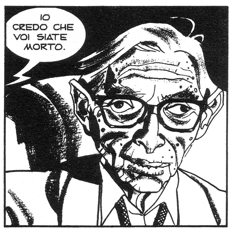 Il buon dottore � morto.<br>Dylan Dog Tavola 31 Vignetta 5<br><i>(c) 2006 Sergio Bonelli Editore</i>